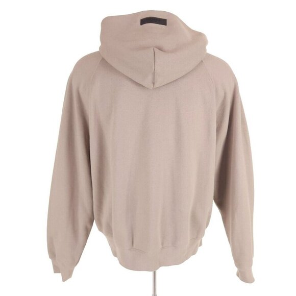 Fear Of God Essentials Cotton-Blend Hoodie Size M Mens Beige AS-IS - Picture 5 of 12